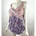 Land's End V-Neck Wrap Underwire Tankini Swimsuit Top Women 16W NWT Built in Bra