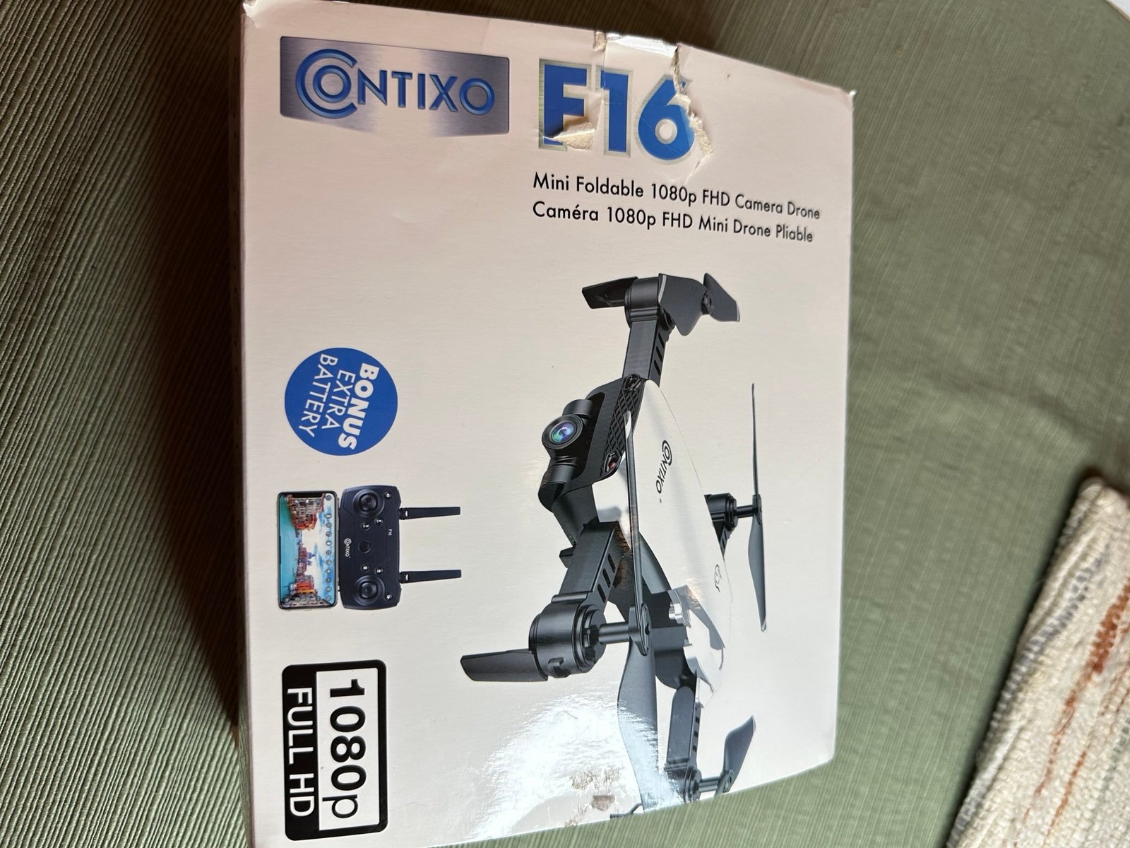 Contixo F16 FPV HD Foldable Drone with Camera (NIB NEVER USED)