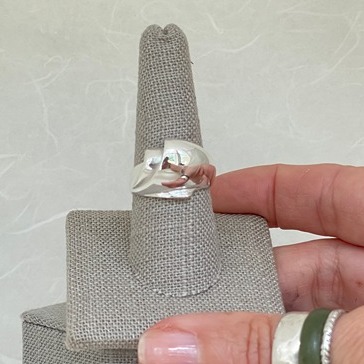 Sterling Silver Wave Ring SR-2187