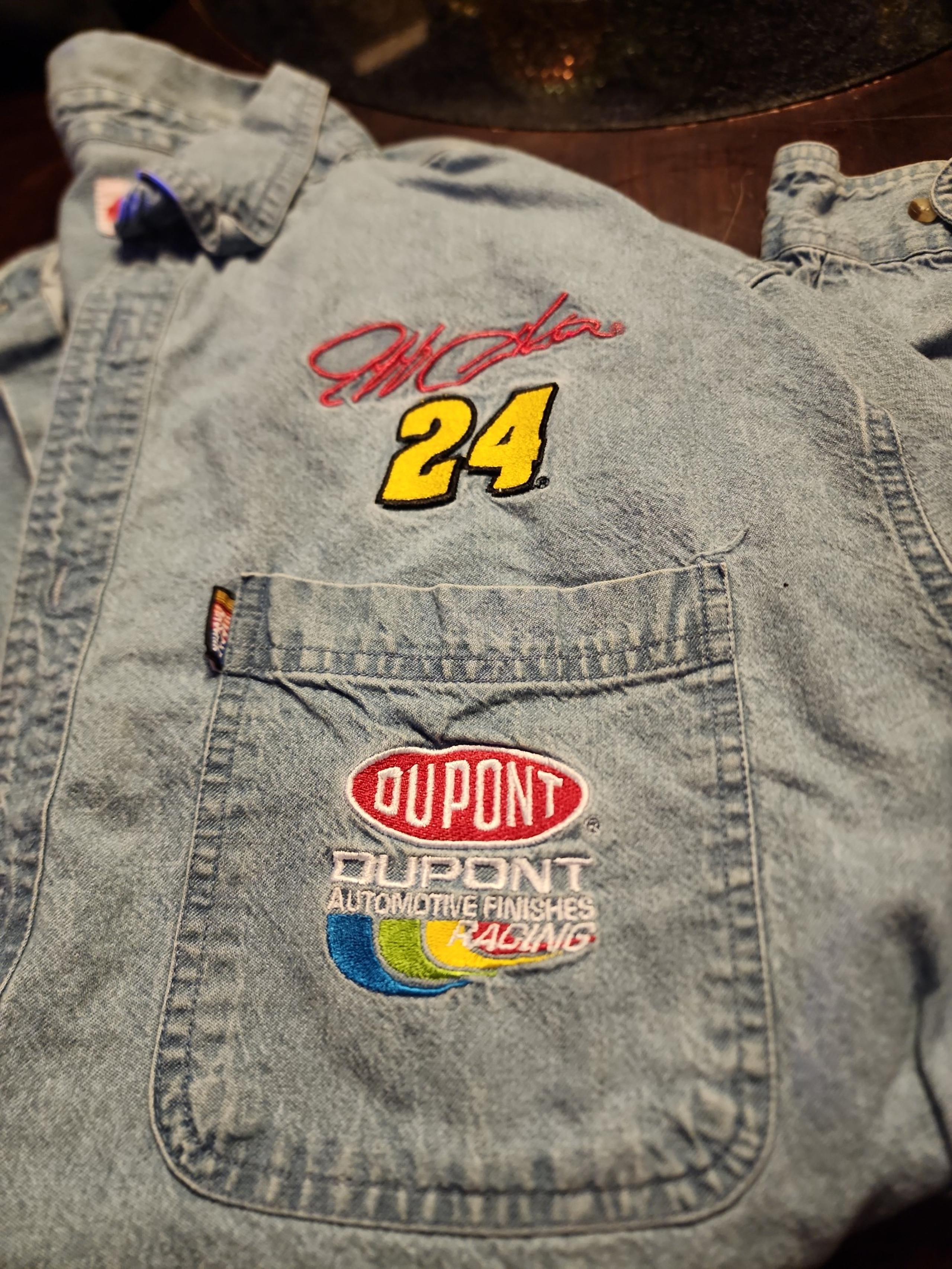 Nascar denim light jacket y2k vintage xl