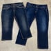 Womens SILVER “Suki & McKenzie Flap” Capri Jeans, sz 31