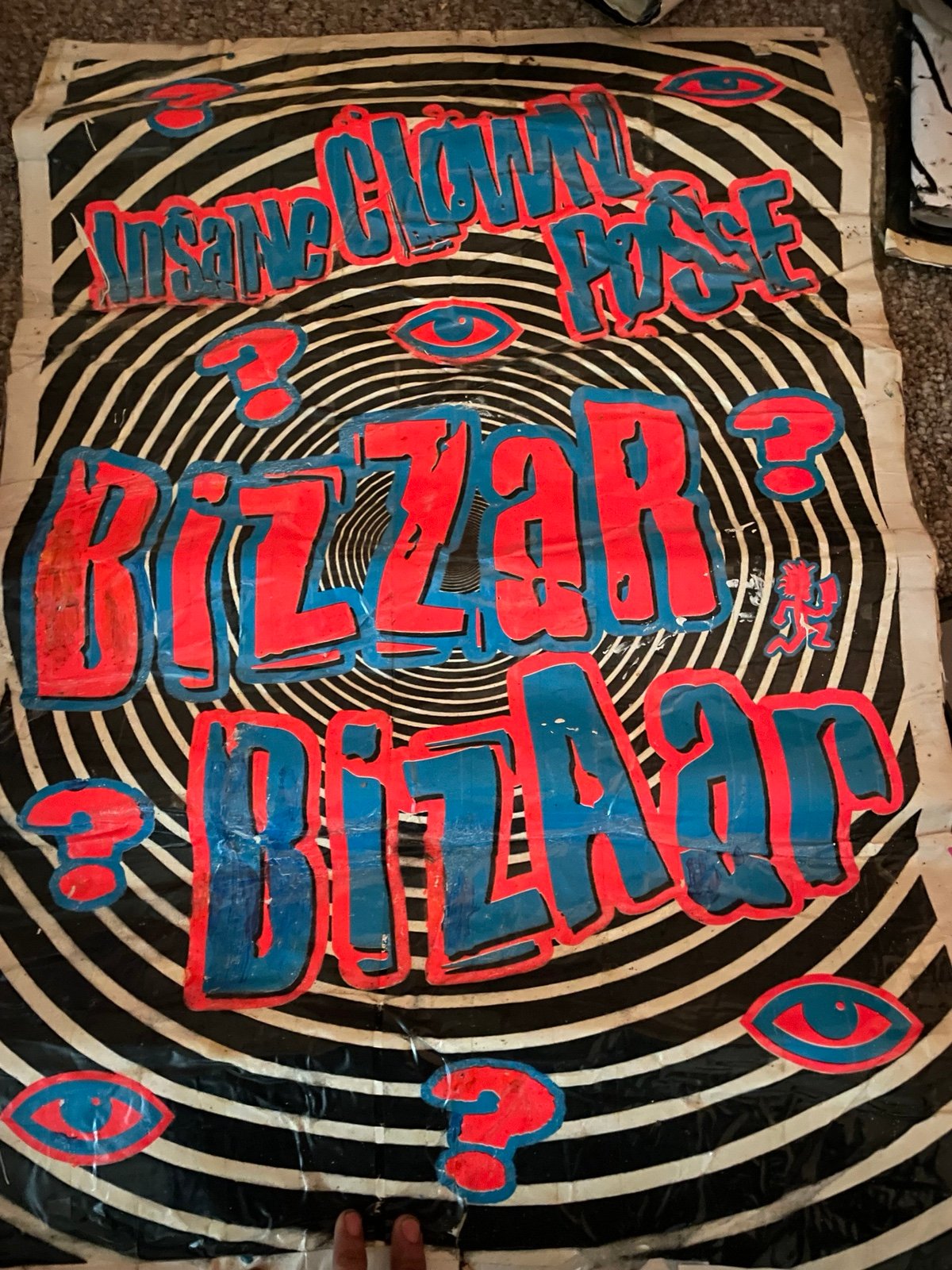 Authentic Insane Clown Posse Blacklight poster bizarre buzzard