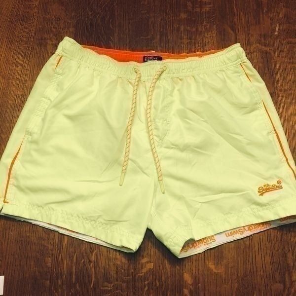 Superdry Beach Volley Swim Shorts XL-Sunblast Yellow