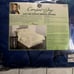 Joy Mangano King blue Comforter Pillowcases Shams Bolster New Satin Ensemble