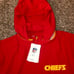 Chiefs Nike Dri-fit pullover w/packable hood. (Med.mens) NWT