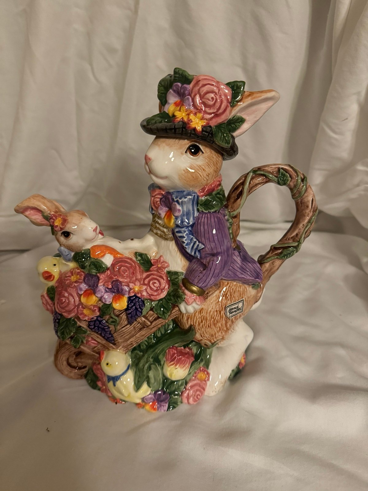Vintage Fitz and Floyd Mayfair Bunny Teapot