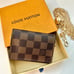 ❤️SOLD❤️ Auth LOUIS VUITTON Ebene Damier Card Case w/ Added Chain Strap