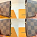 ❤️SOLD❤️ Auth LOUIS VUITTON Ebene Damier Card Case w/ Added Chain Strap