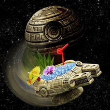 Star Wars Millennium Falcon Tiki Bowl