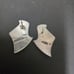 Sterling silver and 14 karat gold earrings