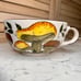 Hand Painted Mushroom Porcini King Bolete Collection Vintage Set Saucers/Lrg Cup
