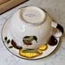 Hand Painted Mushroom Porcini King Bolete Collection Vintage Set Saucers/Lrg Cup