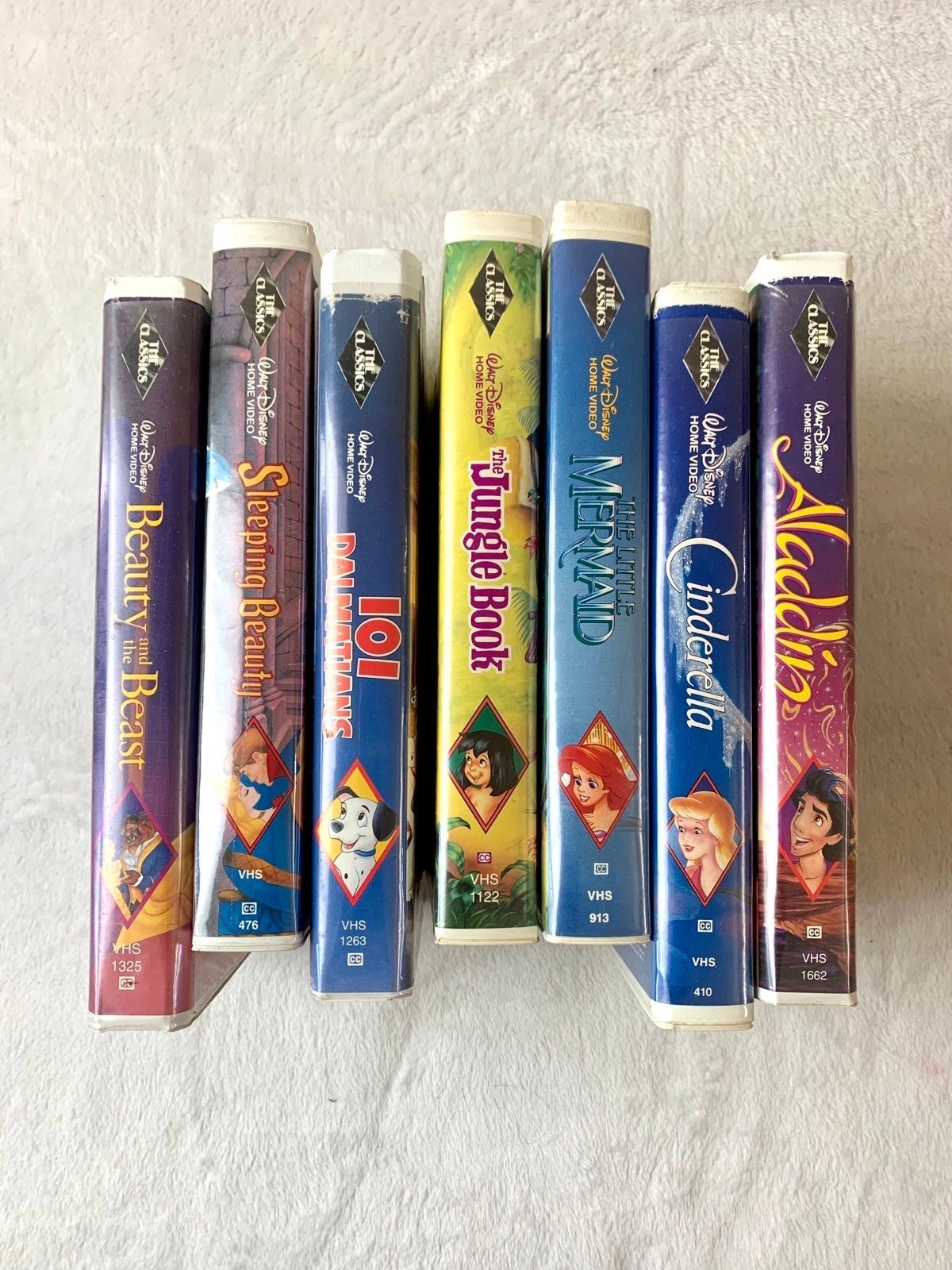 Disney VHS Lot Black Diamond Set