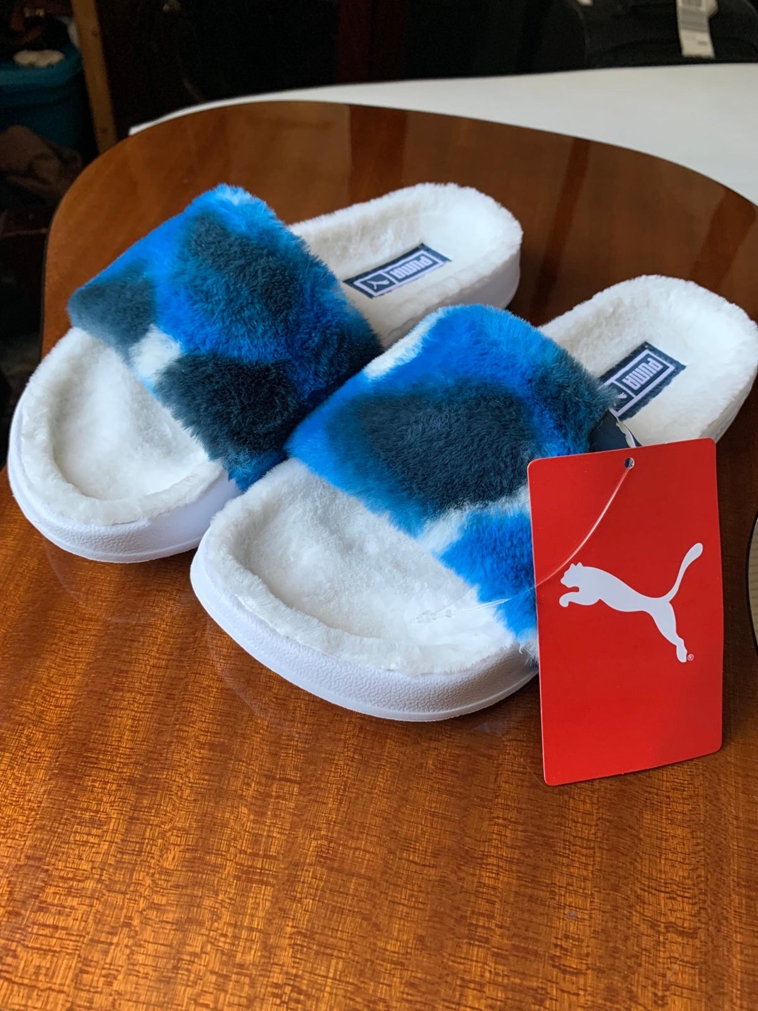 WOMEN'S PUMA LEADCAT 2.0 FLUFF TIE DYE SLIDE SANDALS