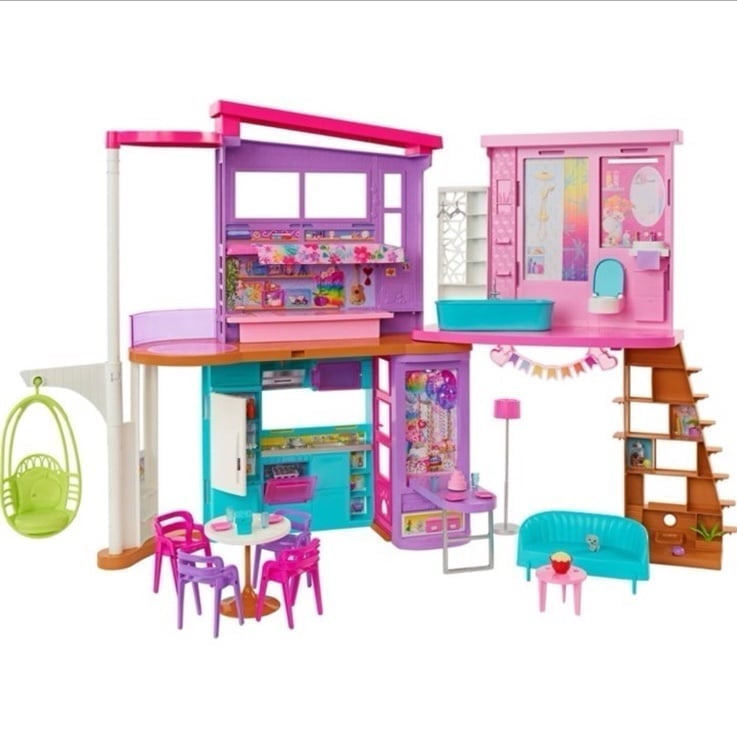 Barbie Vacation House 42 Dollhouse Playset with 2 Levels