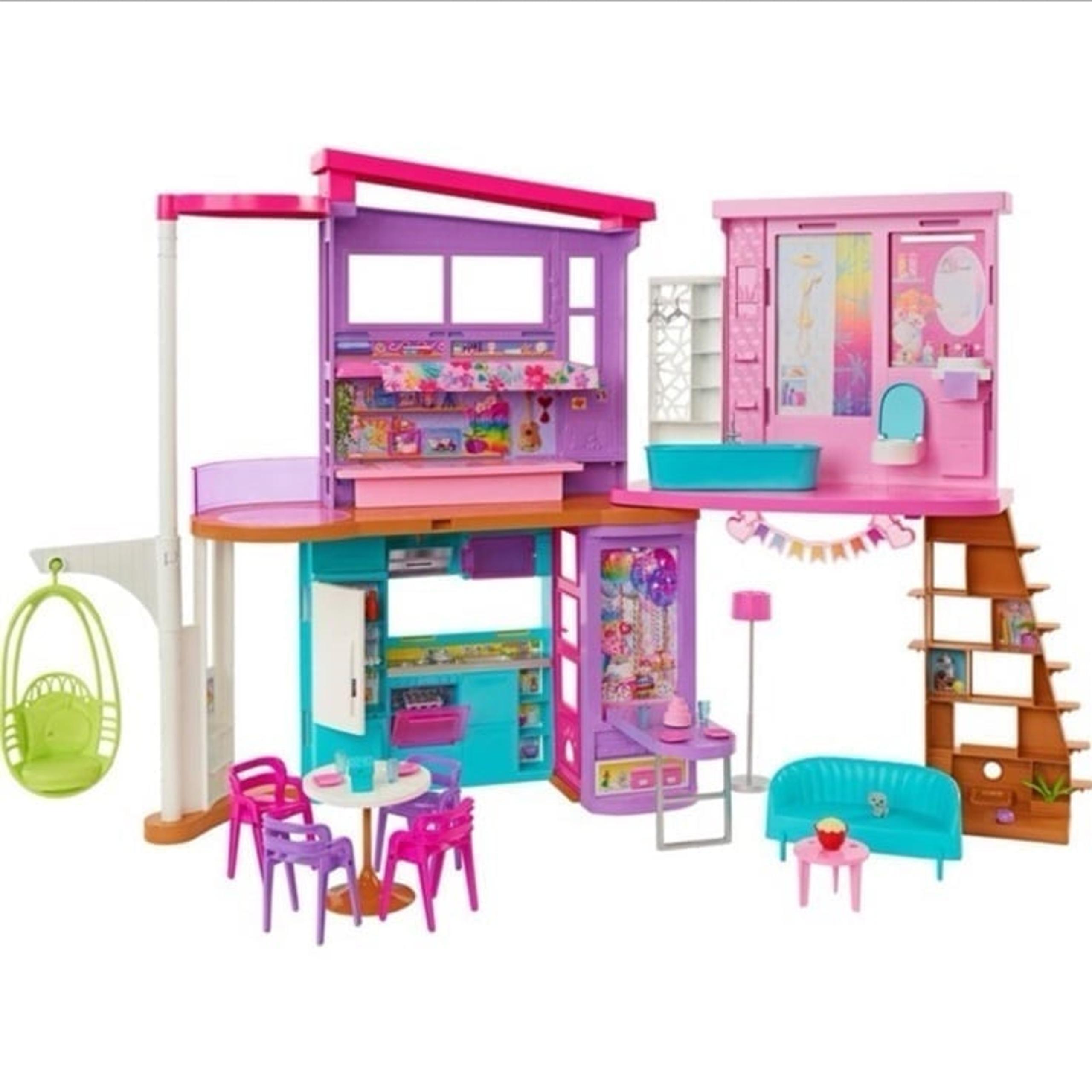 Barbie Vacation House 42" Dollhouse Playset with 2 Levels