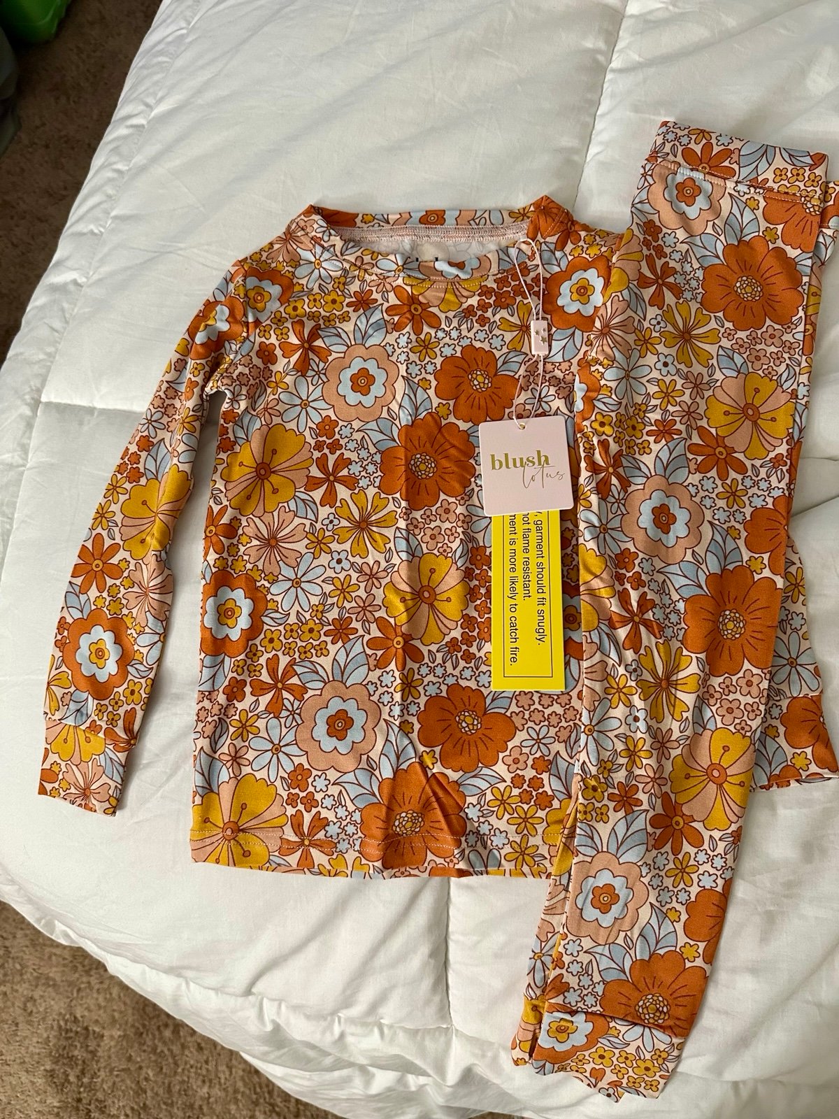 Blush Lotus bamboo pj set