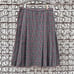 Vintage Pendleton 100% virgin wool red and blue plaid pleated skirt 12