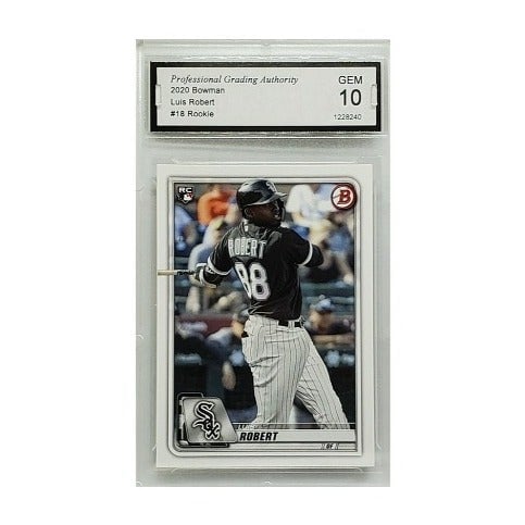 GRADED 10 LUIS ROBERT ROOKIE 2020 BOWMAN
