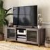 Industrial TV Cabinet Stand for TVs up to 65 Inch, Brown