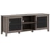 Industrial TV Cabinet Stand for TVs up to 65 Inch, Brown
