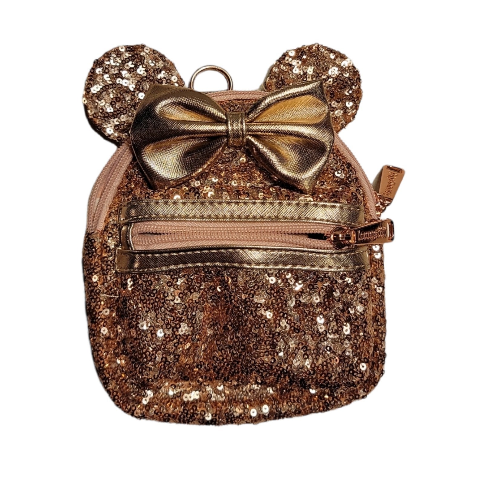 80% off Disney Backpack Mini Loungefly Wristlet Gold Rose Women 80% off Disney Backpack Mini Loungefly Wristlet Gold Rose Women