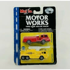 Vintage 2000 Maisto Die Cast Metal Fire Trucks