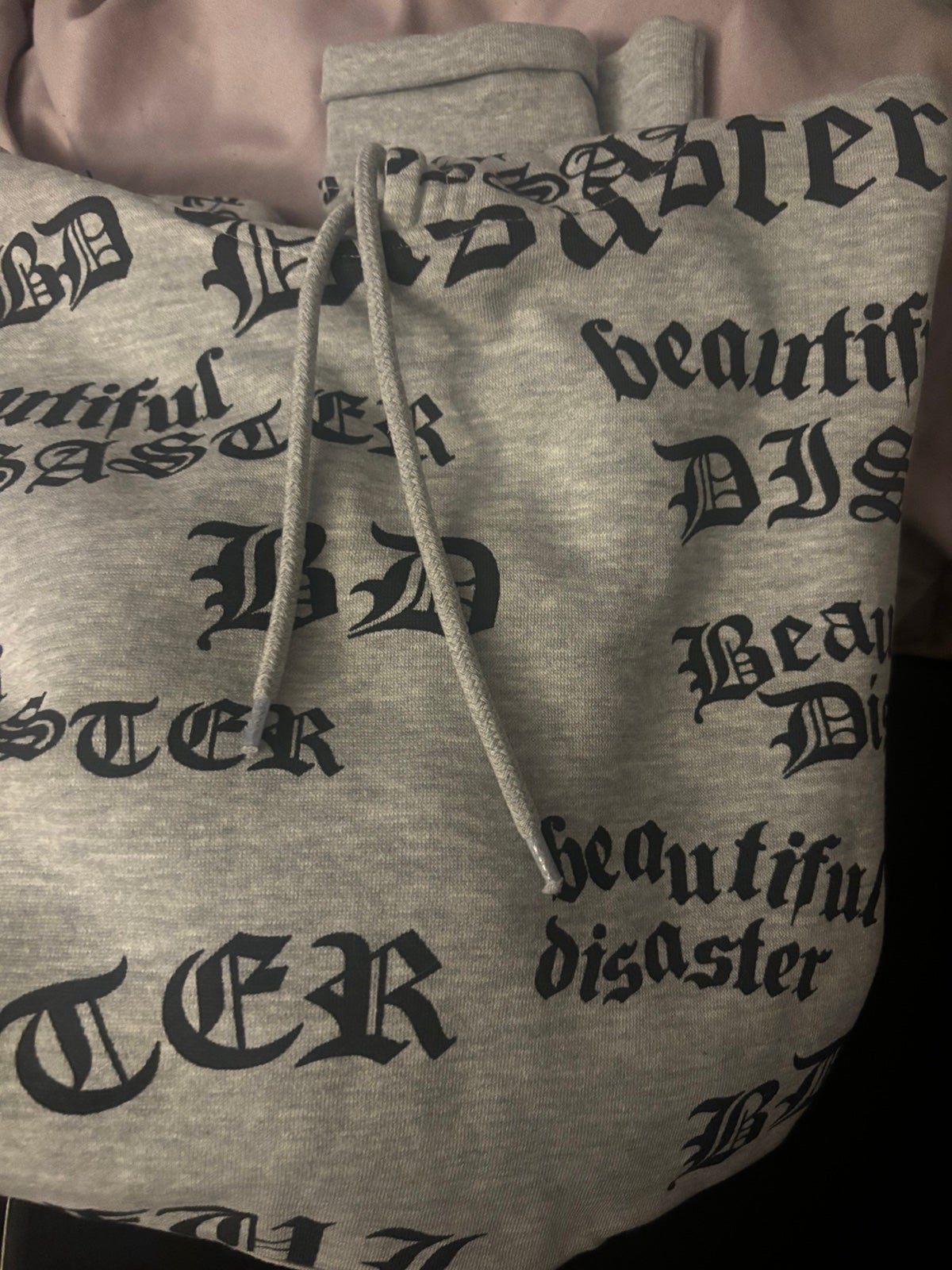 beautiful disaster hoodie and sweatpants bundle