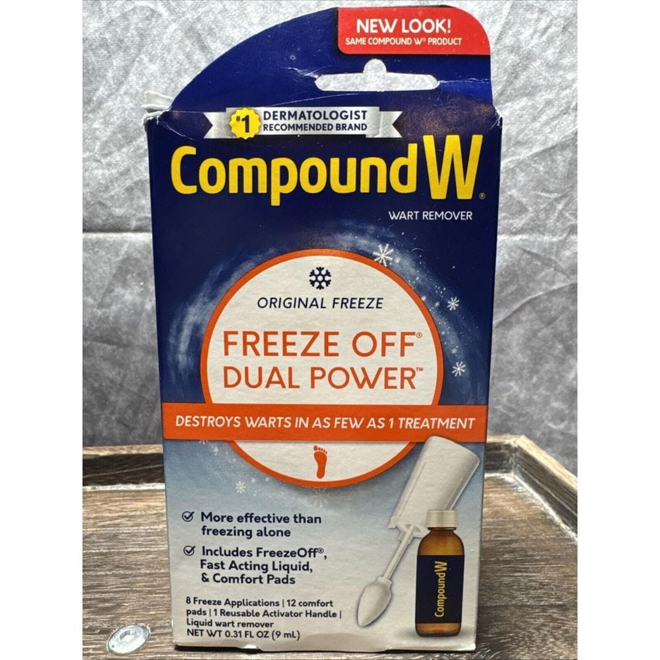 Original Freeze Off DUAL POWER Wart Removal System Exp 8/30/25 NIB - Compound W
