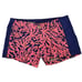Lilly Pulitzer Pink Coral & Blue Callahan Chino Shorts, Size 00