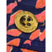 Lilly Pulitzer Pink Coral & Blue Callahan Chino Shorts, Size 00