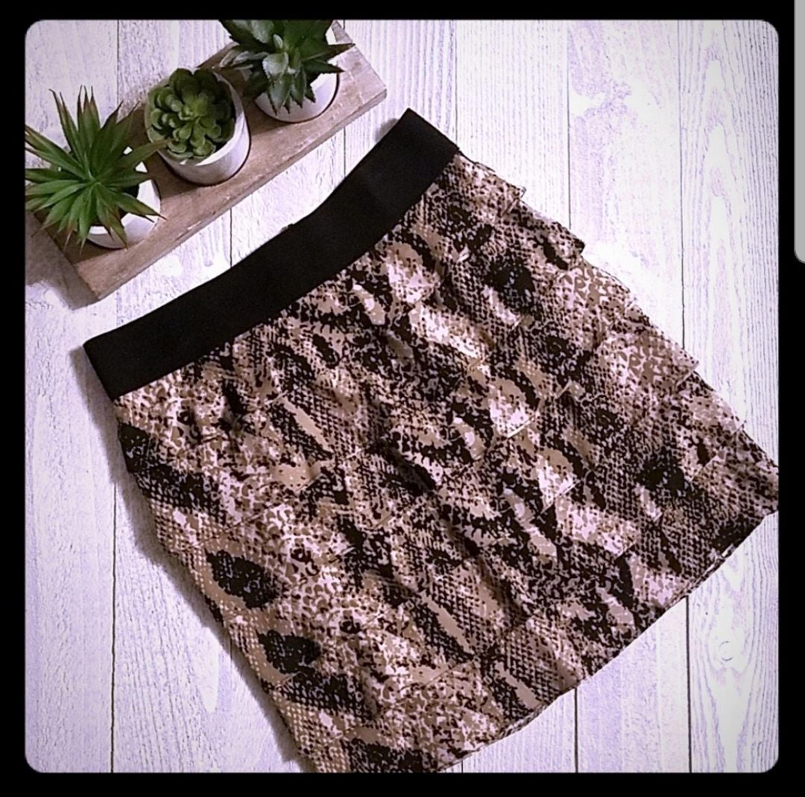 Alfani Faux Snakeskin Skirt