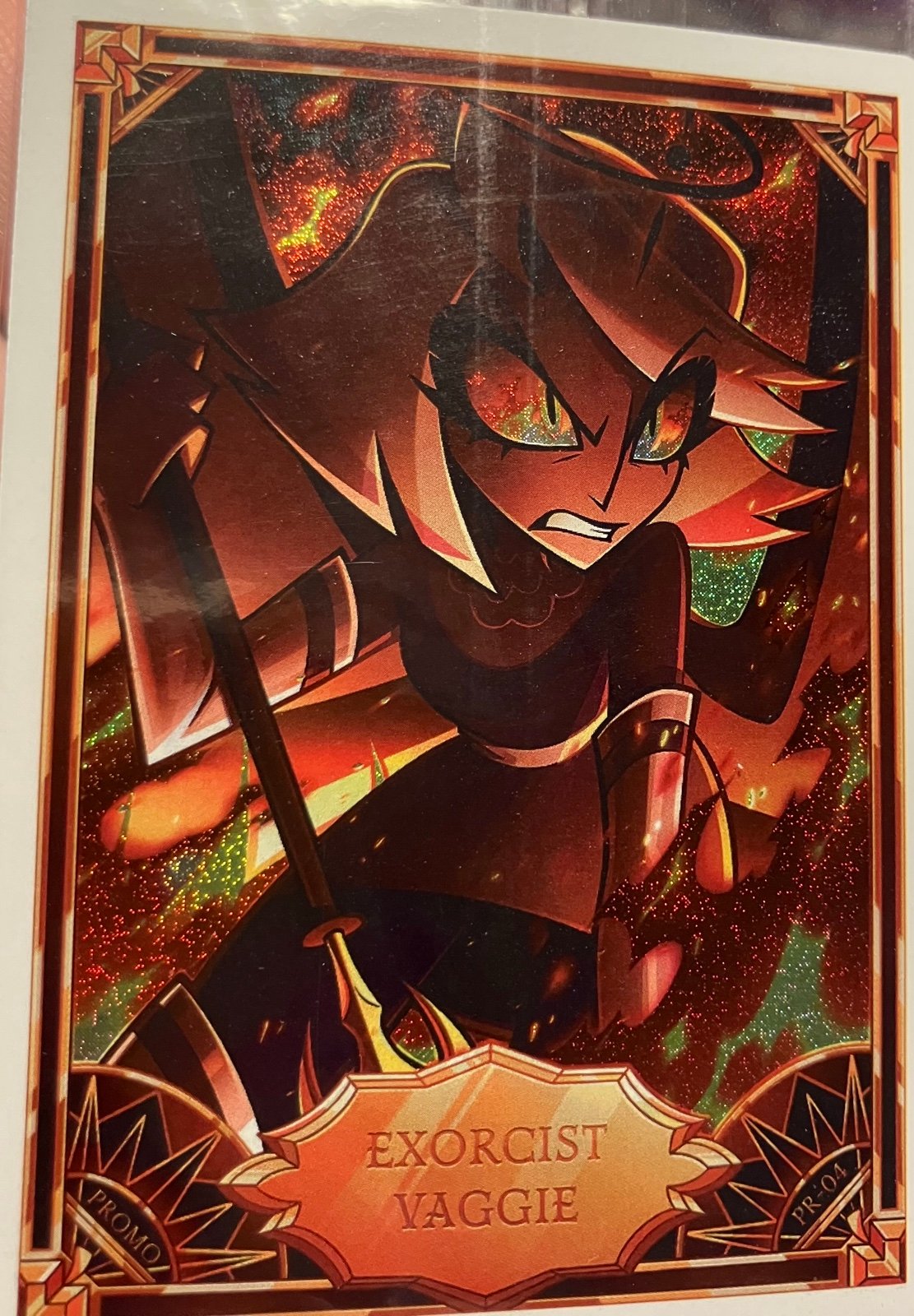 Hazbin Hotel Exorcist Vaggie Promo Card