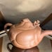 Vintage Chinese Yixing Zisha Dragon and Koi Teapot Dragon