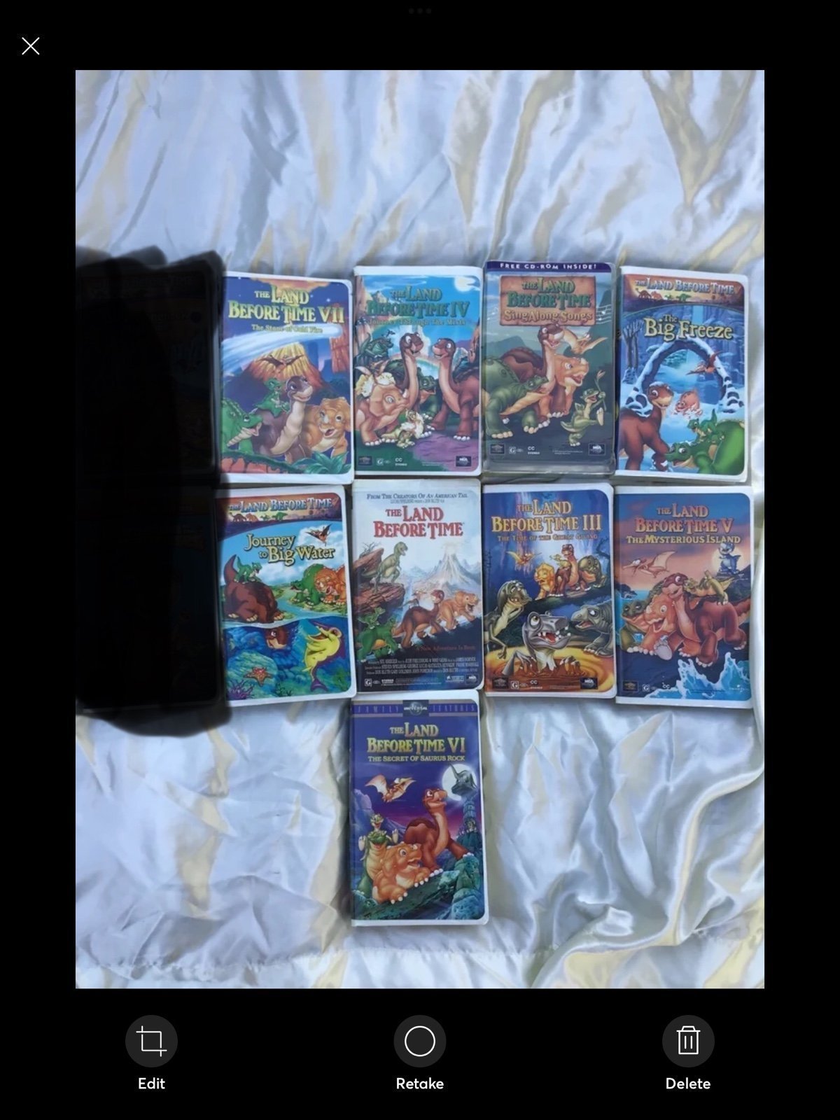 The land before time vhs lot