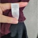 ATHLETA Size M Red Knit Oversize Transit Merino Wool Blend Turtleneck Sweater