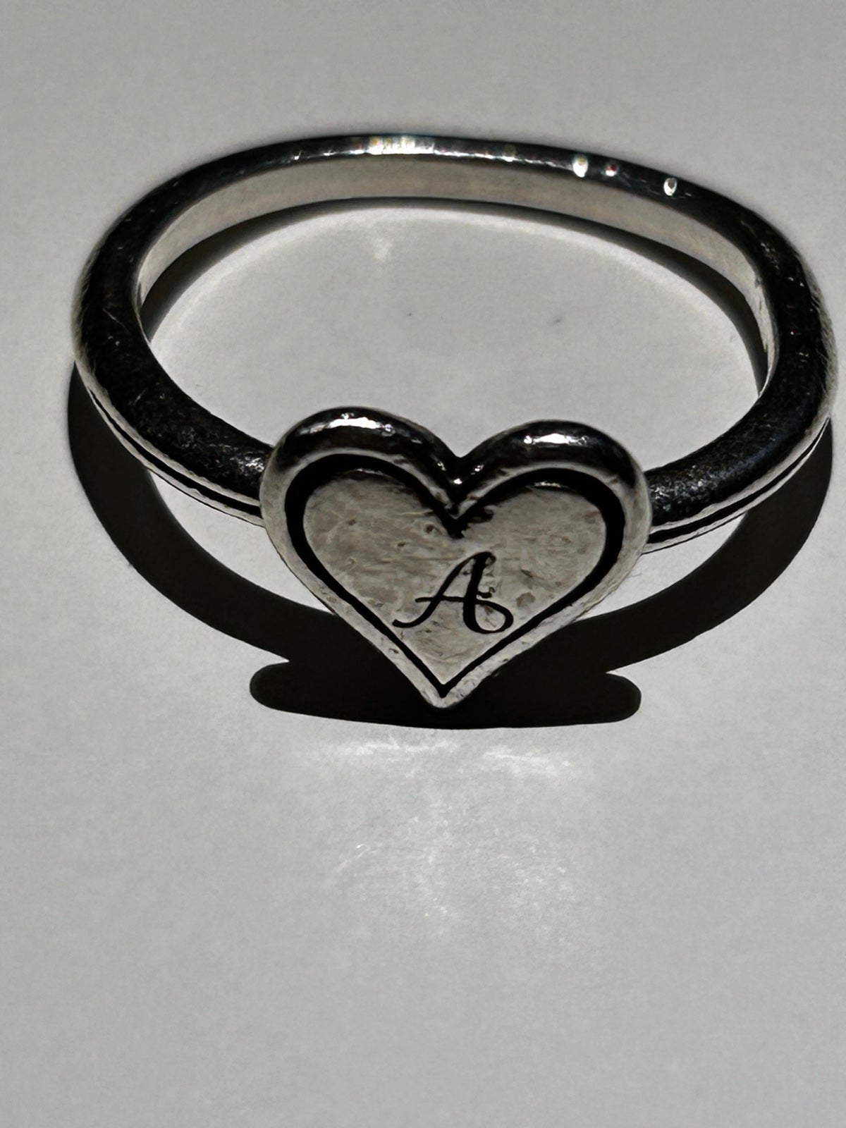 James avery heart initial ring best sale