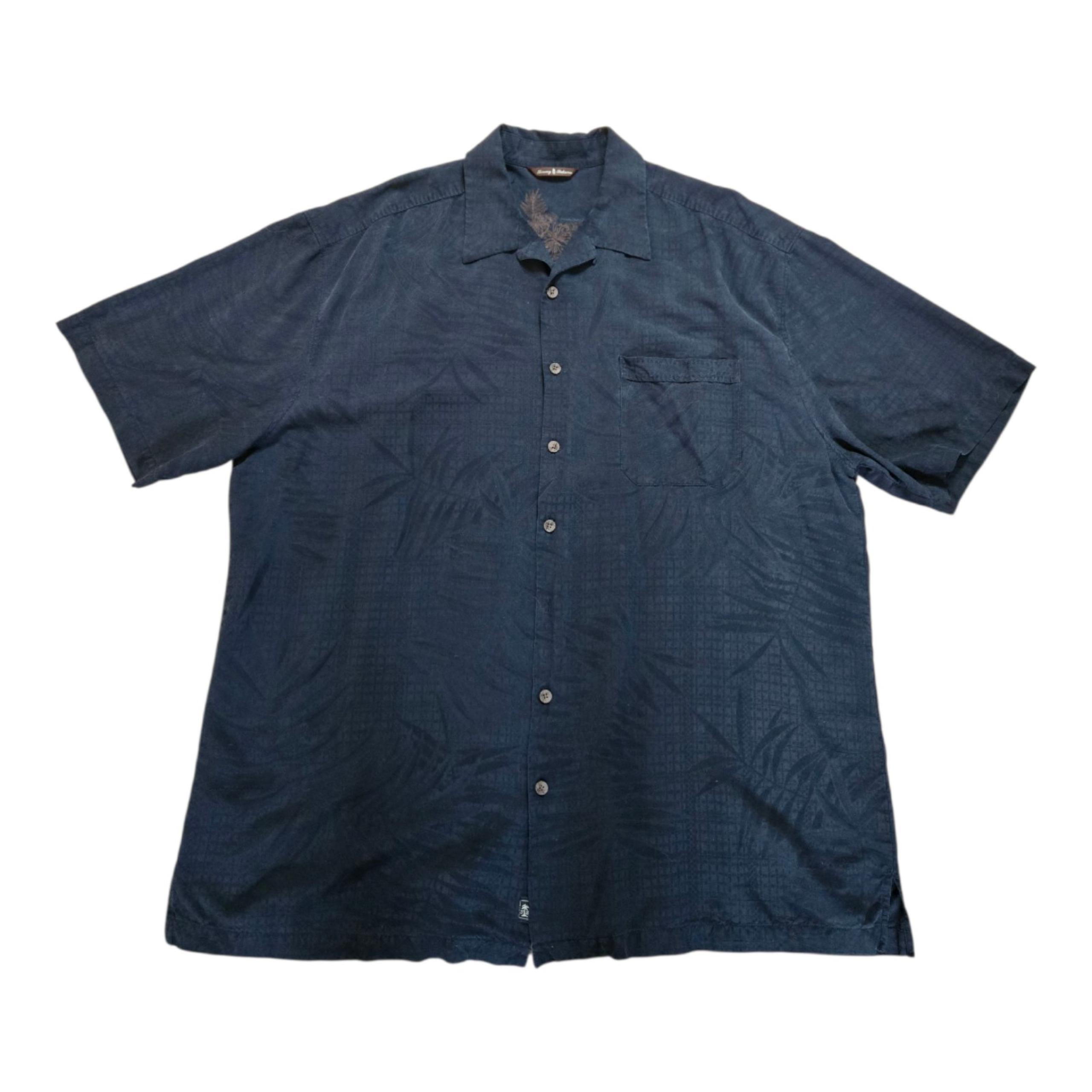 Men's ,Tommy Bahama, 100% Silk, Printed, Short Sleeve Shirt, 2XT
