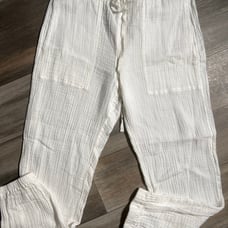 Raquel Allegra White Women Lounge Pants- 0
