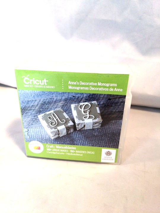 Anna’s Decorative Monograms Cricut Cartridge Anna Griffin Unique Images EUC