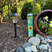 Solar Lights Outdoor Waterproof for Fence 6 Pack