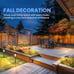 Solar Lights Outdoor Waterproof for Fence 6 Pack