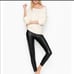 NWT Victoria Secret Black Leather Pants 30x27