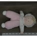 Eden Baby Doll Pink Terry Cloth Blonde Yarn Hair Bonnet Plush Girl Lovey Vtg 10
