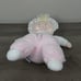 Eden Baby Doll Pink Terry Cloth Blonde Yarn Hair Bonnet Plush Girl Lovey Vtg 10