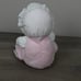 Eden Baby Doll Pink Terry Cloth Blonde Yarn Hair Bonnet Plush Girl Lovey Vtg 10