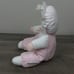 Eden Baby Doll Pink Terry Cloth Blonde Yarn Hair Bonnet Plush Girl Lovey Vtg 10