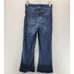 Spanx Cropped Flare Jeans Womens Small Pull On Raw Ombre Hem Stretch Sexy Trendy