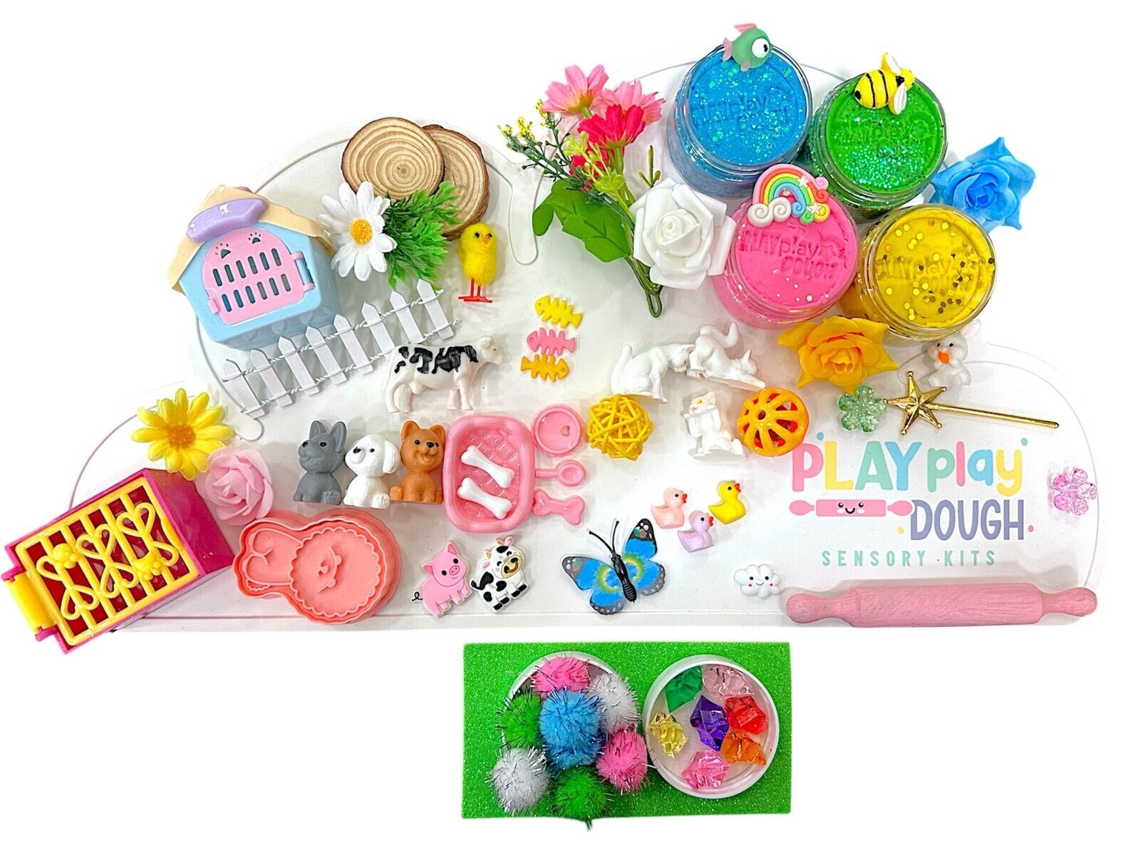 Playdough Sensory Kit Pet Theme Set
