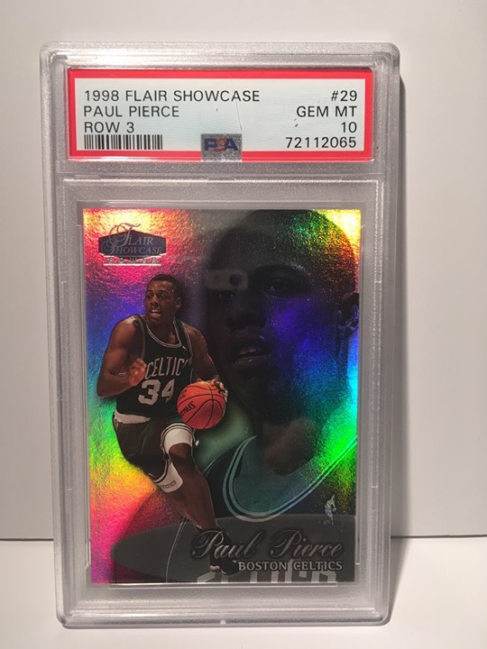 1998-99 Flair Showcase - Row 3 #29 Paul Pierce ROOKIE CARD PSA 10